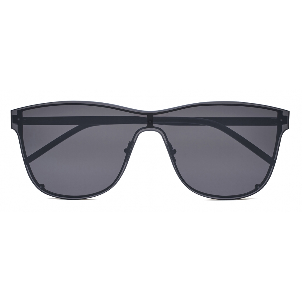 Yves Saint Laurent - Oversized SL 51 Shield Sunglasses - Black - Sunglasses  - Saint Laurent Eyewear - Avvenice