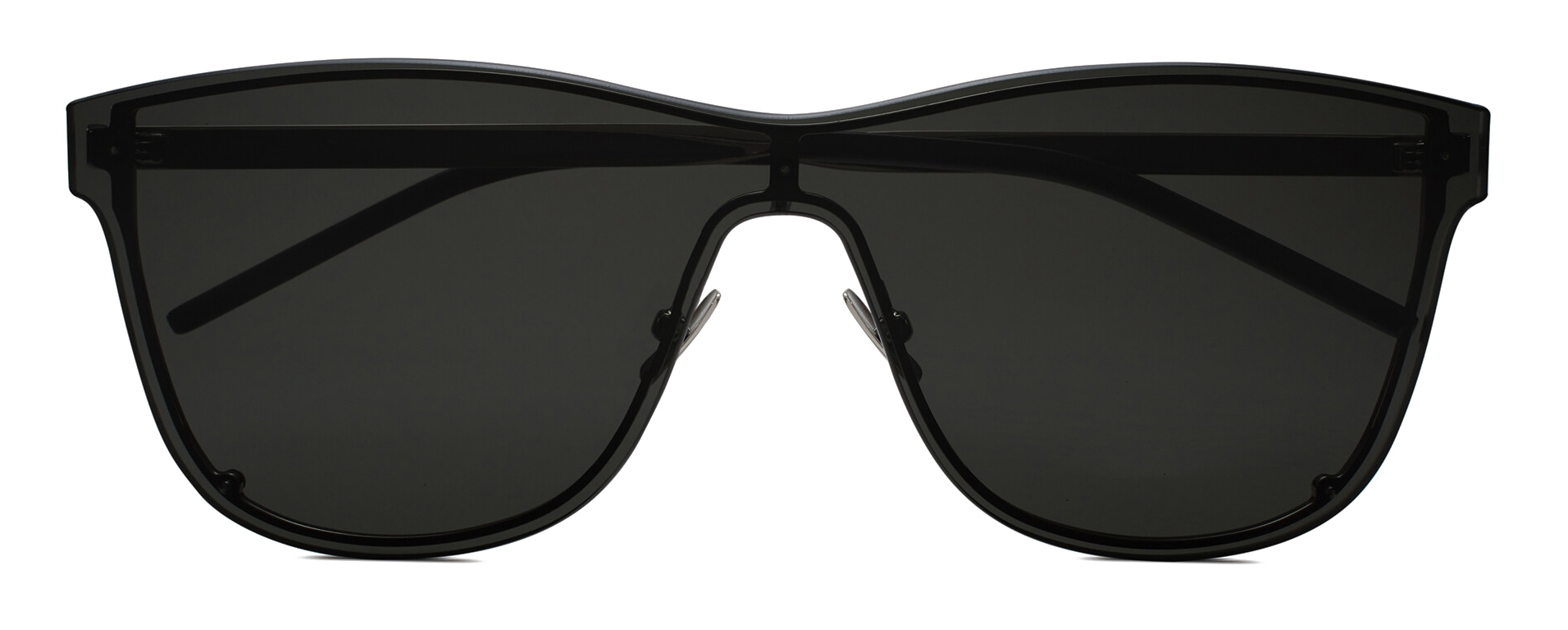 Yves Saint Laurent - Oversized SL 51 Shield Sunglasses - Black - Sunglasses  - Saint Laurent Eyewear - Avvenice
