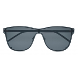 Yves Saint Laurent - Occhiali da Sole a Mascherina Oversize SL 51 - Argento - Saint Laurent Eyewear