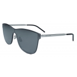 Yves Saint Laurent - Oversized SL 51 Shield Sunglasses - Silver - Sunglasses - Saint Laurent Eyewear