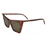Yves Saint Laurent - SL 372 Sunglasses - Medium Havana - Sunglasses - Saint Laurent Eyewear
