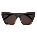 Yves Saint Laurent - New Wave SL 214 Kate Sunglasses - Black - Sunglasses - Saint Laurent Eyewear