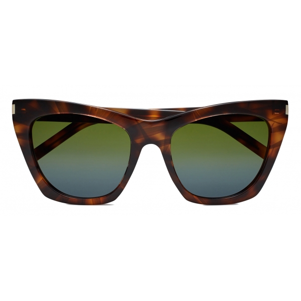 Yves Saint Laurent - New Wave SL 214 Kate Sunglasses - Brown - Sunglasses - Saint Laurent Eyewear