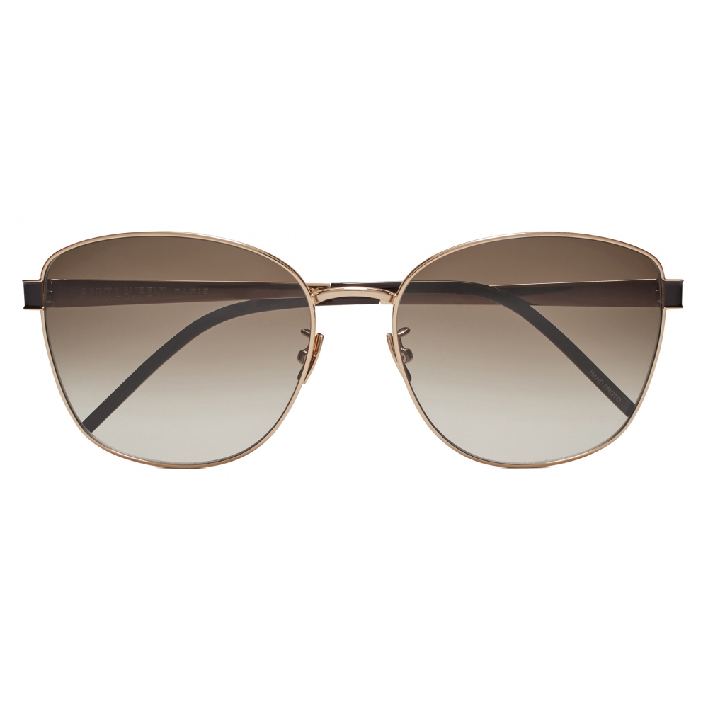 Yves Saint Laurent - SL M67 Sunglasses - Brown Gold - Sunglasses ...