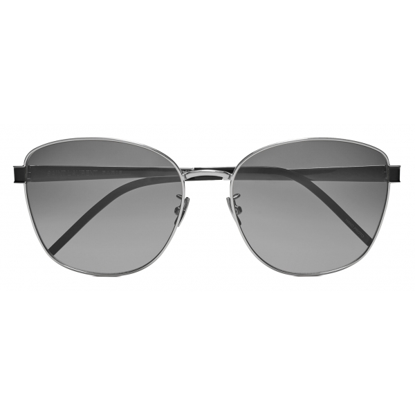 Yves Saint Laurent - SL M67 Sunglasses - Oxidized Silver - Sunglasses - Saint Laurent Eyewear