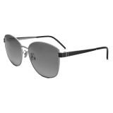 Yves Saint Laurent - SL M67 Sunglasses - Oxidized Silver - Sunglasses - Saint Laurent Eyewear