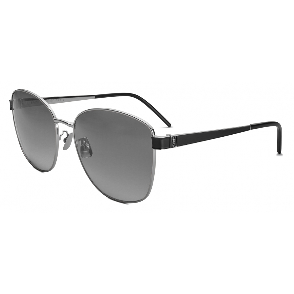 Yves Saint Laurent - SL M67 Sunglasses - Oxidized Silver - Sunglasses ...