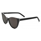 Yves Saint Laurent - Occhiali da Sole SL M67 - Argento Ossidato - Saint Laurent Eyewear