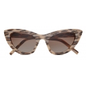Yves Saint Laurent - New Wave SL 213 Lily Sunglasses - White Sand - Sunglasses - Saint Laurent Eyewear