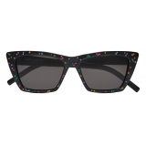 Yves Saint Laurent - New Wave SL 276 Crystal Sunglasses - Black - Sunglasses - Saint Laurent Eyewear