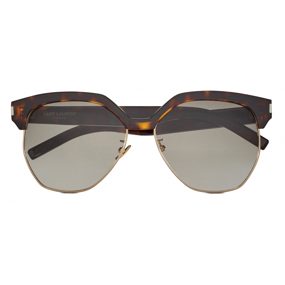 Yves Saint Laurent - Oversized SL 408 Sunglasses - Black - Sunglasses ...