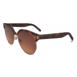 Yves Saint Laurent - Oversized SL 408 Sunglasses - Havana - Sunglasses - Saint Laurent Eyewear