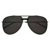 Yves Saint Laurent - Occhiali da Sole a Mascherina Classici 11 - Argento - Saint Laurent Eyewear