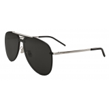 Yves Saint Laurent - Occhiali da Sole a Mascherina Classici 11 - Argento - Saint Laurent Eyewear