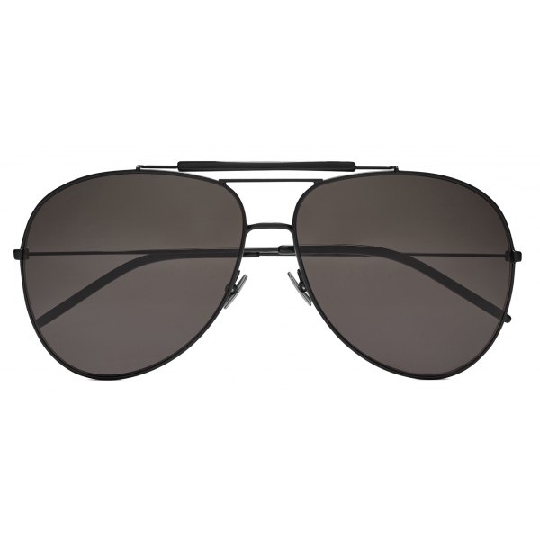 Yves Saint Laurent - Oversized Classic SL 11 Sunglasses - Black - Sunglasses  - Saint Laurent Eyewear - Avvenice