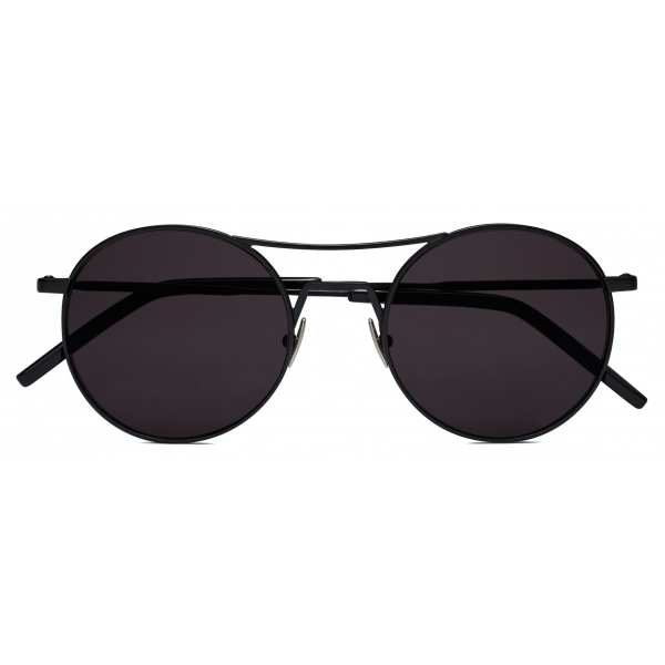 saint laurent black aviators