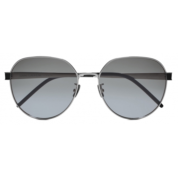 Yves Saint Laurent - SL M66 Sunglasses - Oxidized Silver - Sunglasses - Saint Laurent Eyewear