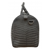 Vittorio Martire - Bag in Real Alligator Leather - Italian Handmade Bag - Luxury High Quality Leather