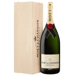 Moët & Chandon Champagne - Moët Impérial - Brut - Mathusalem - Cassa Legno - Pinot Noir - Luxury Limited Edition - 6 l