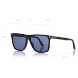 Tom Ford - Fletcher Sunglasses - Occhiali da Sole Quadrati - Nero - FT0832 - Occhiali da Sole - Tom Ford Eyewear