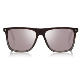 Tom Ford - Fletcher Sunglasses - Occhiali da Sole Quadrati - Havana Sfumato - FT0832 - Occhiali da Sole - Tom Ford Eyewear