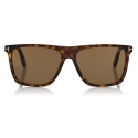 Tom Ford - Fletcher Sunglasses - Square Sunglasses - Havana - FT0832 - Sunglasses - Tom Ford Eyewear