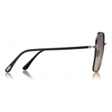 Tom Ford - Claudia Sunglasses - Square Sunglasses - Black - FT0839 - Sunglasses - Tom Ford Eyewear