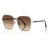 Tom Ford - Claudia Sunglasses - Square Sunglasses - Dark Havana - FT0839 - Sunglasses - Tom Ford Eyewear