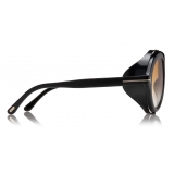 Tom Ford - Neughman Sunglasses - Round Sunglasses - Black - FT0882 - Sunglasses - Tom Ford Eyewear