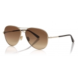 Tom Ford - Clark Sunglasses - Occhiali da Sole Pilota - Oro Rosa - FT0823 - Occhiali da Sole - Tom Ford Eyewear