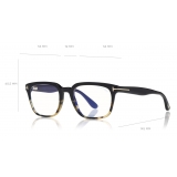 Tom Ford - Blue Block Glasses - Occhiali da Vista Quadrati - Nero - FT5626-B - Occhiali da Vista - Tom Ford Eyewear
