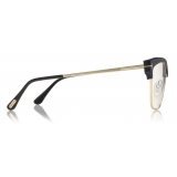 Tom Ford - Blue Block Magnetic Glasses - Rectangular Optical Glasses - Black - FT5682-B - Tom Ford Eyewear