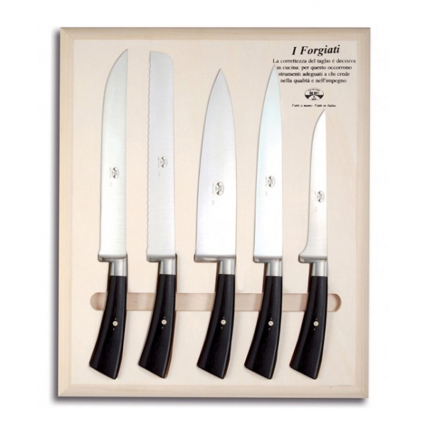 Coltellerie Berti - 1895 - Made to Measure I Forgings 5 Pcs. Ctp - N. 4925 - Exclusive Artisan Knives - Handmade in Italy
