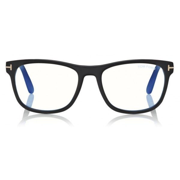 Tom Ford - Blue Block Square Glasses - Occhiali da Vista Quadrati - Nero - FT5662-B - Tom Ford Eyewear