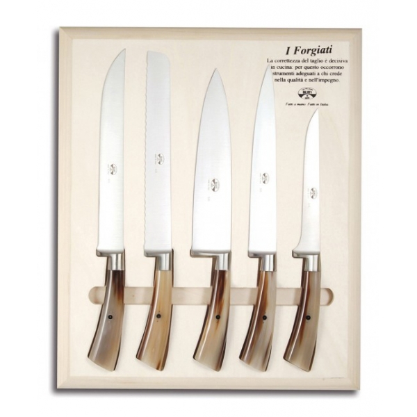 Coltellerie Berti - 1895 - Made to Measure I Forgings 5 Pcs. Ctp - N. 4125 - Exclusive Artisan Knives - Handmade in Italy