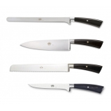 Coltellerie Berti - 1895 - Set of Four Kitchen Knives - N. 3030 - Exclusive Artisan Knives - Handmade in Italy