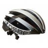 Osbe Italy - Light 318 + IBTHFC - Wireless Bluetooth - Bianco Opaco Gr. Nero - Casco da Bici - Alta Qualità - Made in Italy