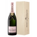 Moët & Chandon Champagne - Rosé Impérial - Jéroboam - Cassa Legno - Pinot Noir - Luxury Limited Edition - 3 l