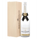 Moët & Chandon Champagne - Ice Impérial - Jéroboam - Wood Box - Pinot Noir - Luxury Limited Edition - 3 l