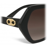 Céline - Maillon Triomphe 03 Sunglasses in Acetate - Black - Sunglasses - Céline Eyewear