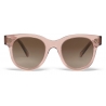 Céline - Occhiali da Sole Rotondi S182 in Acetato - Rosa Traslucido - Occhiali da Sole - Céline Eyewear