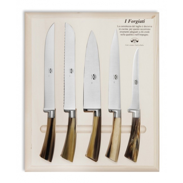 Coltellerie Berti - 1895 - Made to Measure I Forgings 5 Pcs. Ctp - N. 4175 - Exclusive Artisan Knives - Handmade in Italy