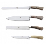 Coltellerie Berti - 1895 - Set of Four Kitchen Knives - N. 320 - Exclusive Artisan Knives - Handmade in Italy