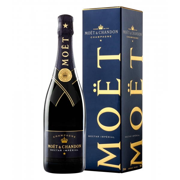 Moët & Chandon Champagne - Nectar Impérial - Astucciato - Pinot Noir - Luxury Limited Edition - 750 ml