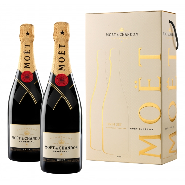 Moët & Chandon Champagne - Moët Impérial - Brut - Double Box - 2 - Pinot Noir - Luxury Limited Edition - 750 ml