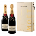 Moët & Chandon Champagne - Moët Impérial - Brut - Astucciato Doppio - 2 - Pinot Noir - Luxury Limited Edition - 750 ml