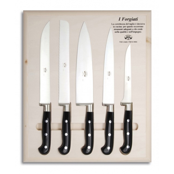 Coltellerie Berti - 1895 - Made to Measure I Forgings 5 Pcs. Ctp - N. 4525 - Exclusive Artisan Knives - Handmade in Italy