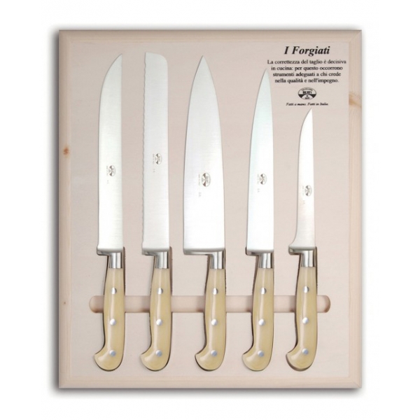 Coltellerie Berti - 1895 - Made to Measure I Forgings 5 Pcs. Ctp - N. 4625 - Exclusive Artisan Knives - Handmade in Italy