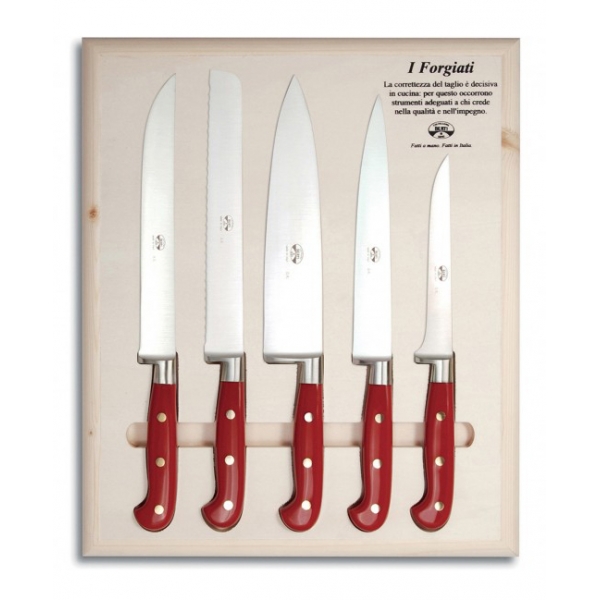 Coltellerie Berti - 1895 - Made to Measure I Forgings 5 Pcs. Ctp - N. 4725 - Exclusive Artisan Knives - Handmade in Italy
