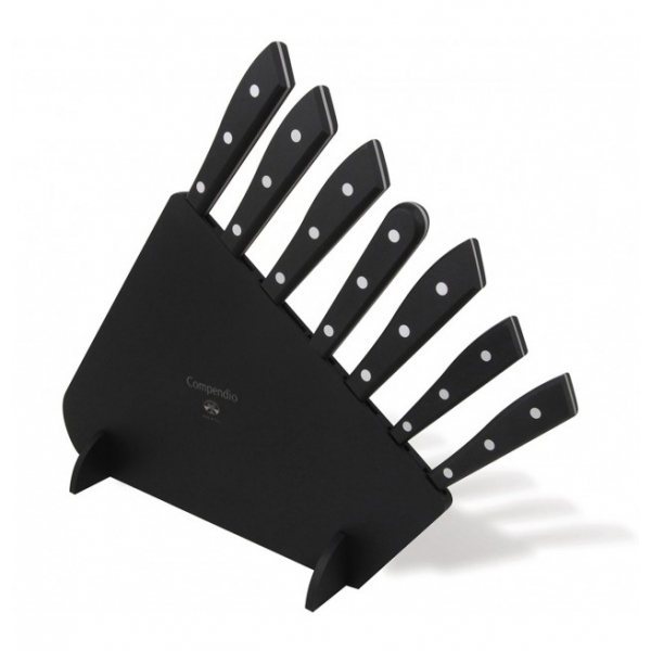 Berti - COMPENDIO 6-piece set with coloured handle - table knives